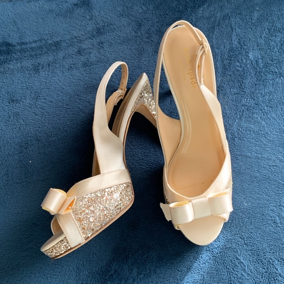 Kate spade glitter and bow heels - Picture 14 of 16